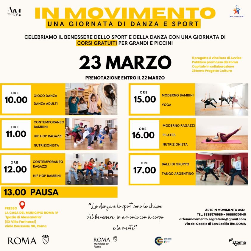 IN MOVIMENTO - Una Giornata di Danza e Sport